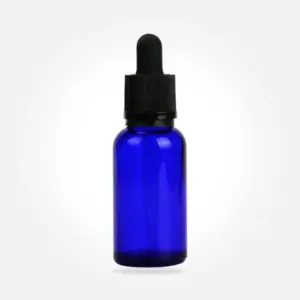 スポイト付き ガラスボトル 30ml ブルー