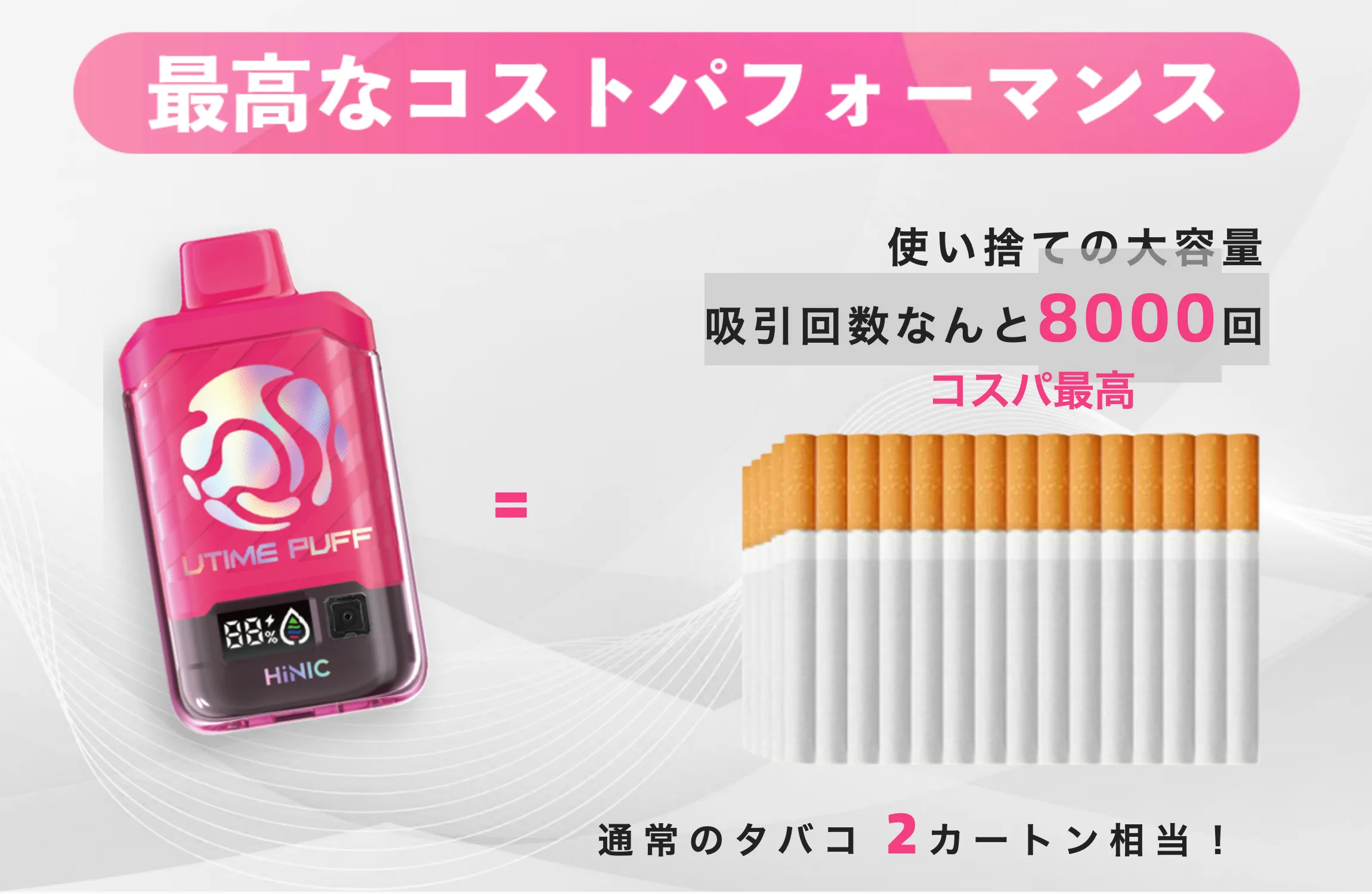 HiNIC UTIME PUFF フルーツパラダイス 7
