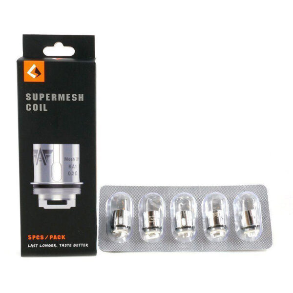 Geekvape Super Mesh Coils (0.2ohm & 0.4ohm) for Aero Mesh,Shield,Cerberus Tank Atomizer，Obelisk C Tank (5pcs/Pack) - Image 5