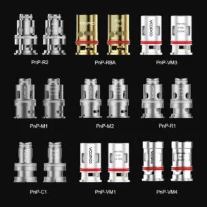 Voopoo PnP Replacement Coils for Drag Baby/Mini/2/S/X,VINCI Series Kit,Argus Pro,PnP 20/22,V.SUIT,Doric 60,Drag E60,Drag H80 S (5Pcs/Pack)