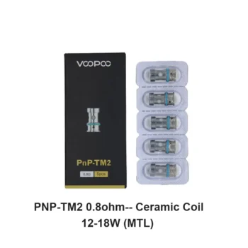 Voopoo PnP Replacement Coils for Drag Baby/Mini/2/S/X,VINCI Series Kit,Argus Pro,PnP 20/22,V.SUIT,Doric 60,Drag E60,Drag H80 S (5Pcs/Pack)
