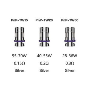 Voopoo PnP Replacement Coils for Drag Baby/Mini/2/S/X,VINCI Series Kit,Argus Pro,PnP 20/22,V.SUIT,Doric 60,Drag E60,Drag H80 S (5Pcs/Pack) 5