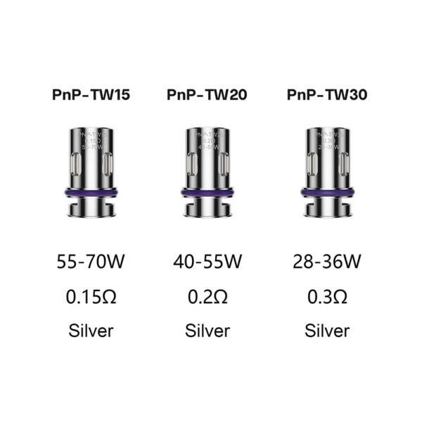 Voopoo PnP Replacement Coils for Drag Baby/Mini/2/S/X,VINCI Series Kit,Argus Pro,PnP 20/22,V.SUIT,Doric 60,Drag E60,Drag H80 S (5Pcs/Pack) - Image 6