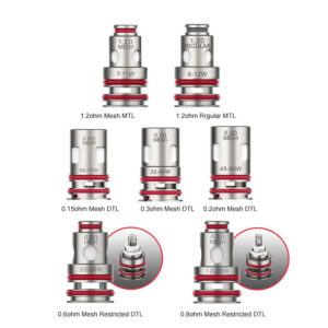 Vaporesso GTX Coil for Target 80 / Target PM30 , GTX One / Go 40 / Go 80, GEN Nano / Air 40 / PT60 / PT80 S / Gen160 / FIT 40, Xiron, Luxe PM40 / PM80 / PM80 S, SWAG PX80, Luxe XR / XR MAX / X PRO / LUXE X2 (5pcs/pack) 1