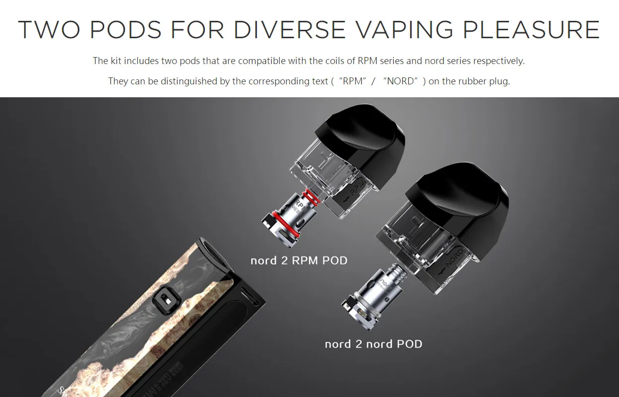 SMOK Nord 2 Pod System Kit 1500mAh 4.5ml 9