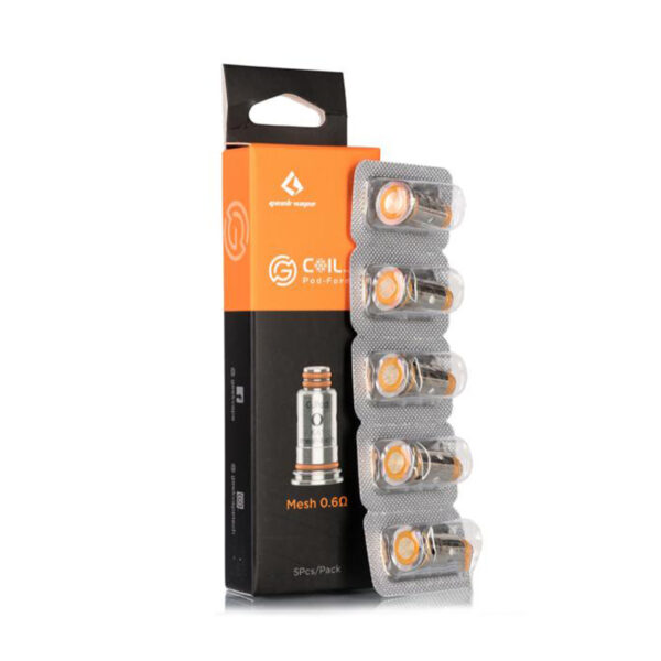 Geekvape G Coil for Aegis Pod Kit,Wenax Stylus Kit,Wenax C1 Kit / G18 Kit / Wenax S-C Kit/AP2 Pod / SIREN G MTL Tank (5pcs/pack) - Image 3
