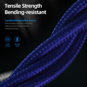 Kumiho K1 3 in 1 Magnetic 3A Braided Fast Charge Sync Cable 2