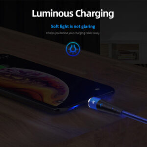 Kumiho K1 3 in 1 Magnetic 3A Braided Fast Charge Sync Cable 3