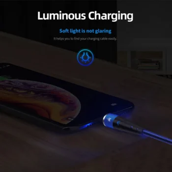 Kumiho K1 3 in 1 Magnetic 3A Braided Fast Charge Sync Cable