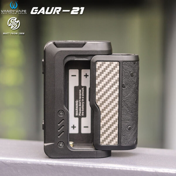 Vandy Vape GAUR-21 Dual 21700 Box Mod 200W - Image 7