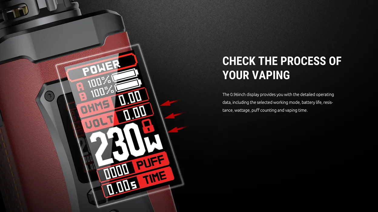 SMOK Morph 2 230W Mod Kit with TFV18 Tank 7.5ml 10