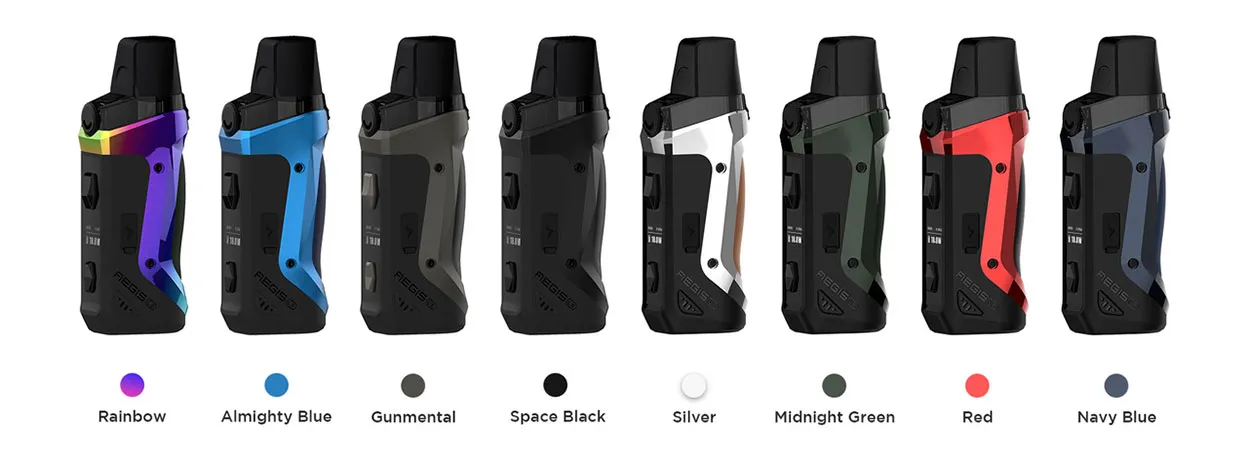 Geekvape Aegis Boost LE (Luxury Edition) Bonus Pod Kit with 5 Coils 1500mAh 3.7ml 1