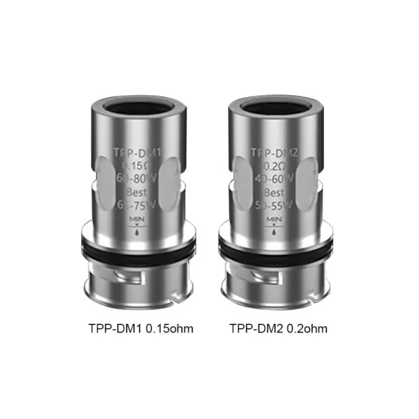 Voopoo TPP Replacement Coils for Drag 3 Kit / Drag X Plus Kit / Drag X Pro Kit / Drag S Pro Kit / Argus GT II Kit / Argus XT / Argus MT Kit (3Pcs/Pack)