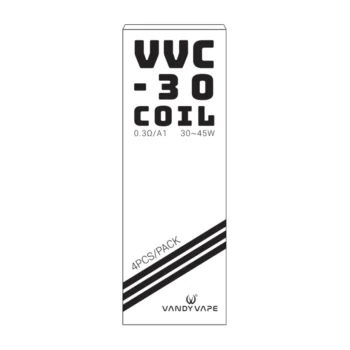Vandy Vape VVC Coil for Jackaroo Kit / Nox Kit/ Pulse AIO / Pulse AIO.5 / Unicorn Pod Kit / Rhino Kit / BSKR Elite Kit / Pulse AIO Mini Kit / Jackaroo 18650 Kit (4pcs/pack)