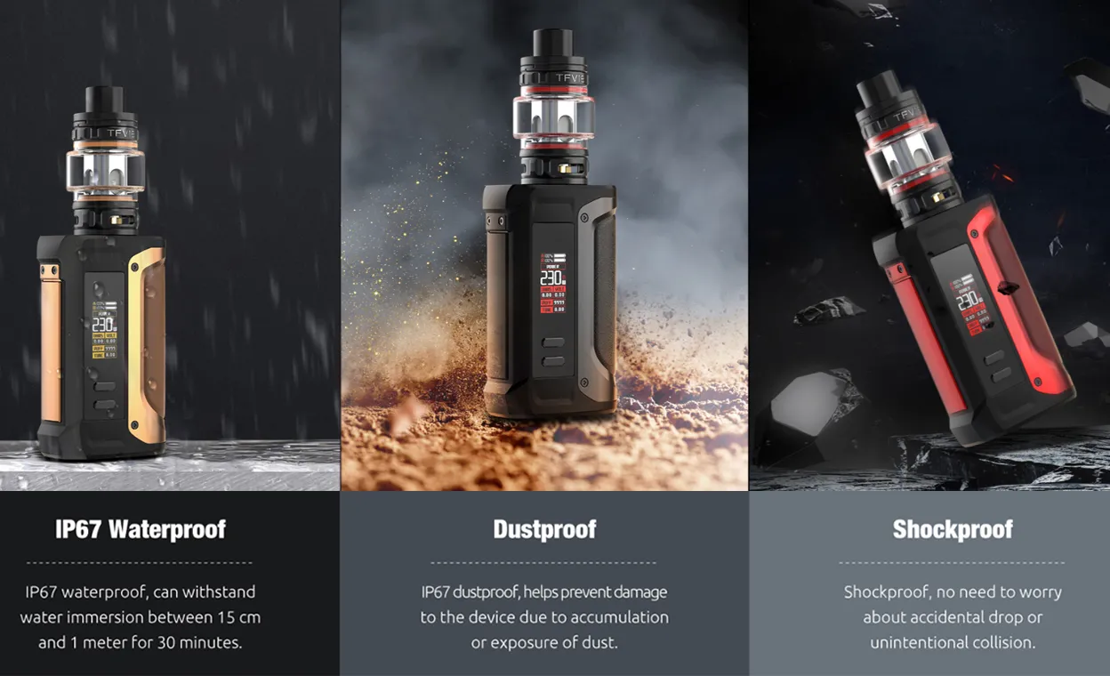 SMOK Arcfox 230W Mod Kit with TFV 18 Tank 7.5ml 9