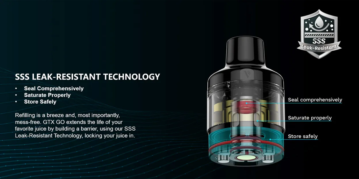 Vaporesso GTX Go 80 Mod Kit 3000mAh 5ml 7