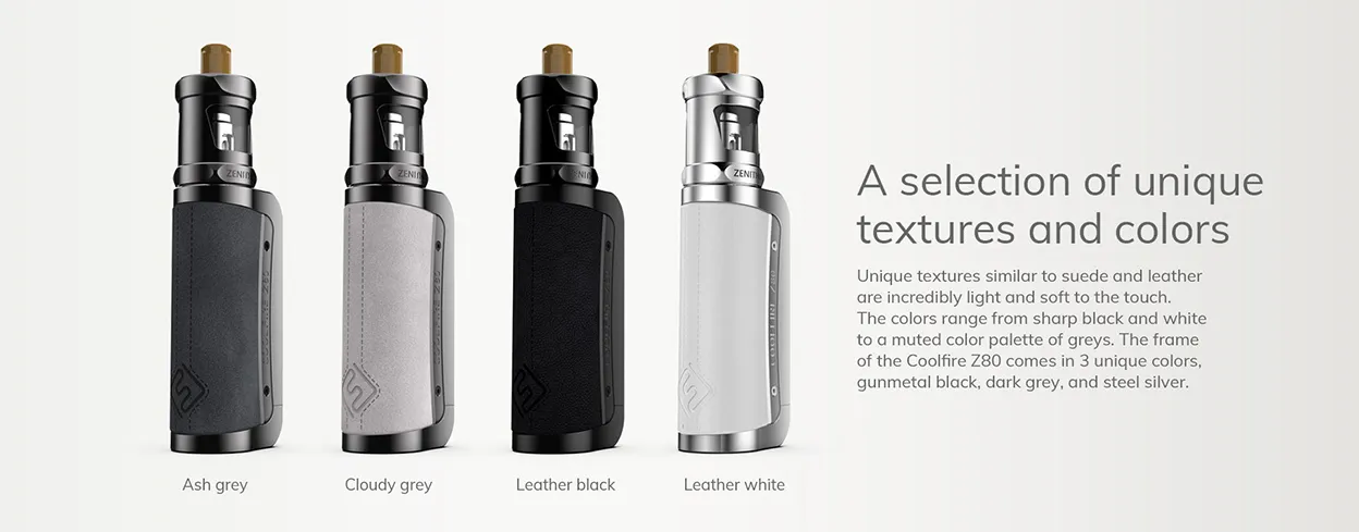 Innokin Coolfire Z80 Box Mod Kit with Zenith II Tank Atomizer 5.5ml 8