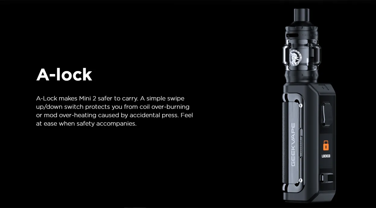 Geekvape M100 (Aegis Mini 2) Box Mod Kit with Z Nano 2 Tank Atomizer 2500mAh 3.5ml 6