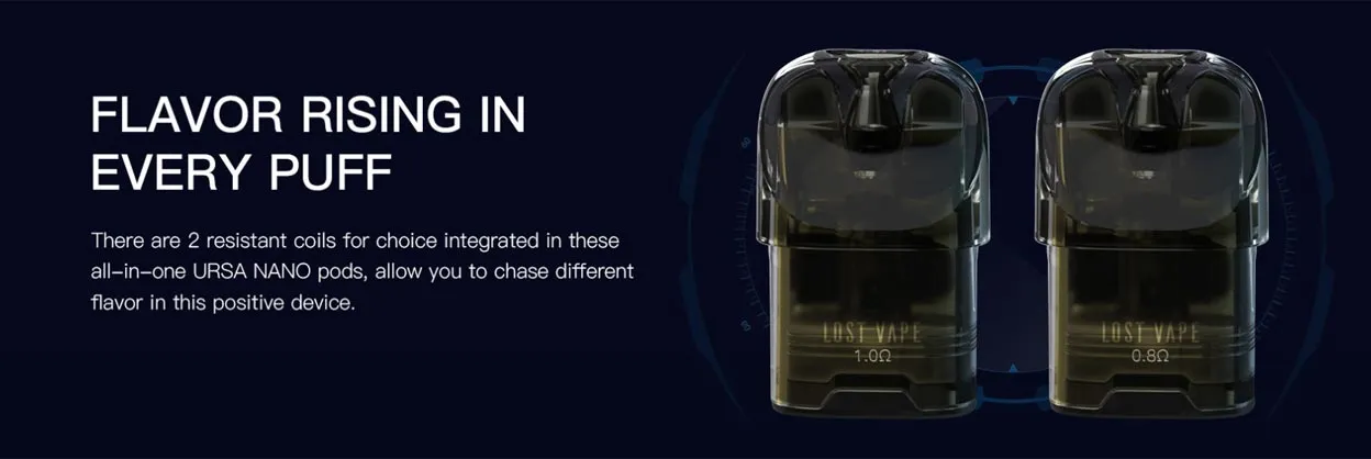 Lost Vape Ursa nano Pod System Kit 800mAh 2.5ml 13