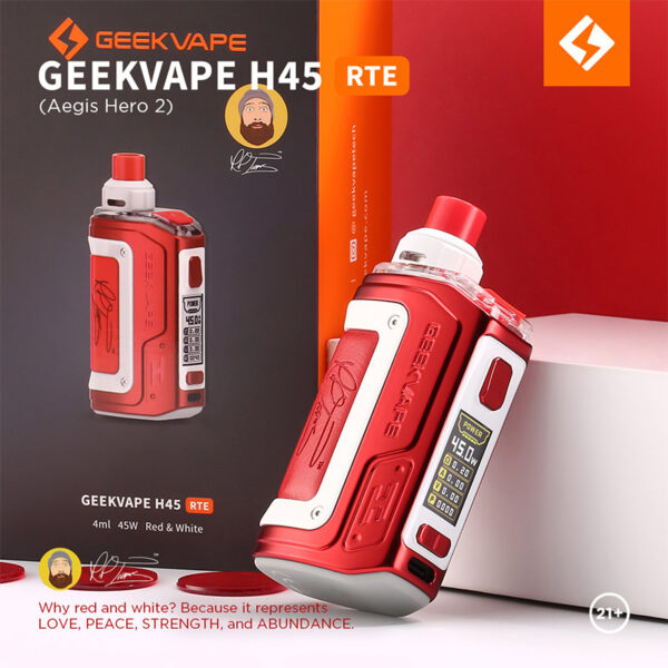 Geekvape H45 (Aegis Hero 2) Pod System Kit 1400mAh 4ml - Image 9