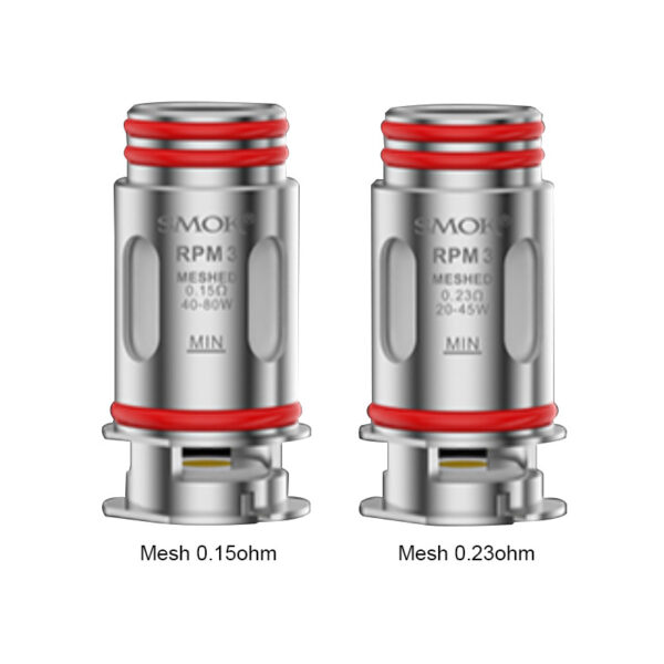 Smok RPM3 Replacement Coil for RPM 5 Kit / RPM 5 Pro Kit / Nord 5 kit / RPM 100 Kit / RPM 85 Kit / Nord GT kit (5pcs/pack) - Image 3