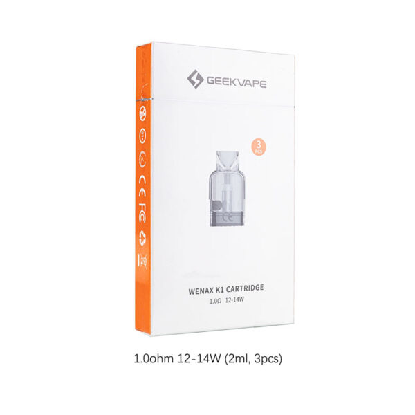 Geekvape Wenax K1 Pod Cartridge for Wenax K1 SE / Wenax K1 Kit / Wenax K2 Kit (3pcs/pack) - Image 3