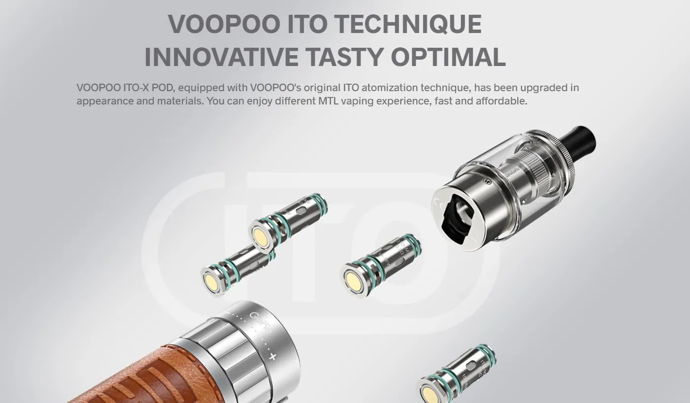 Voopoo Drag Q Pod System Kit with ITO-X Pod 1250mAh 3.5ml 4