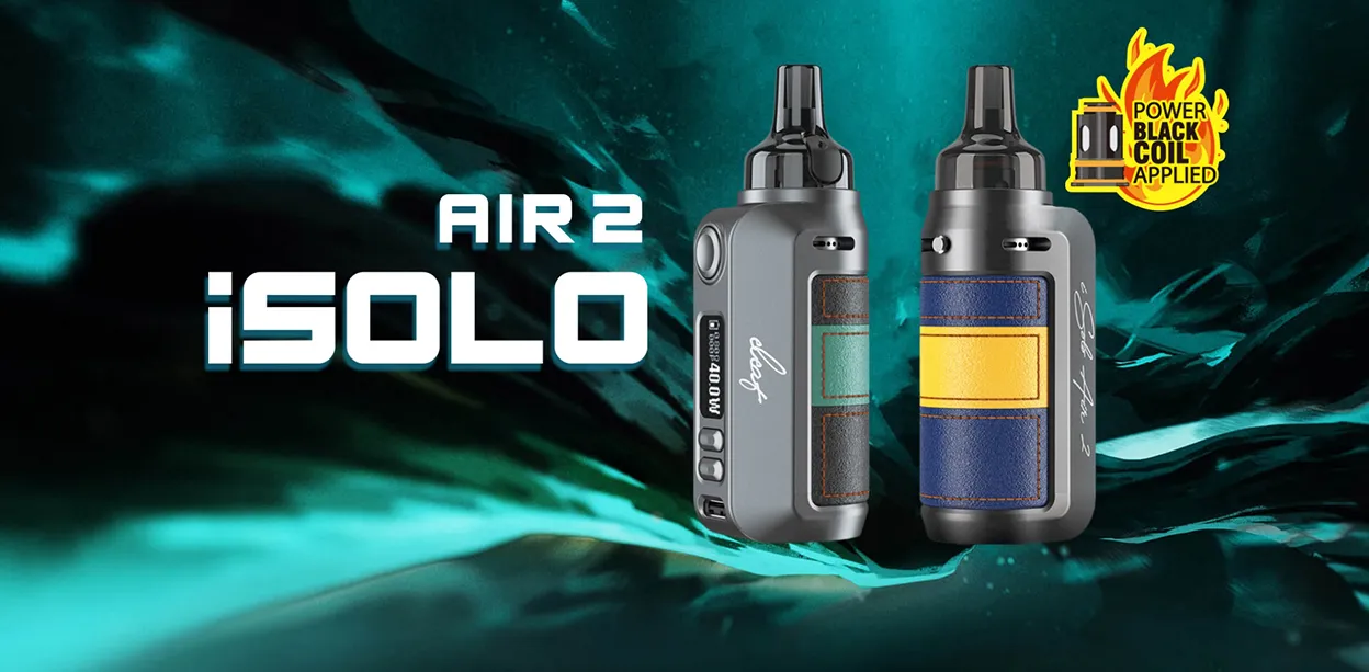 Eleaf iSolo Air 2 Pod Mod Kit with GTL Mini Pod / Eleaf GTL Mini Pod 2 Tank 1500mAh (40W) 2ml 1