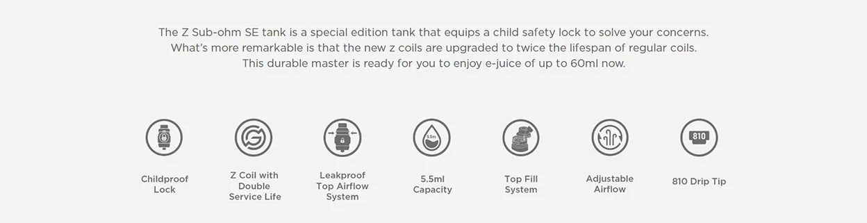Geekvape Z Sub Ohm SE Tank Atomizer 5.5ml 2