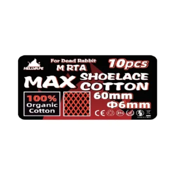 Hellvape Dead Rabbit M RTA Max Shoelace Cotton (10pcs/Pack)