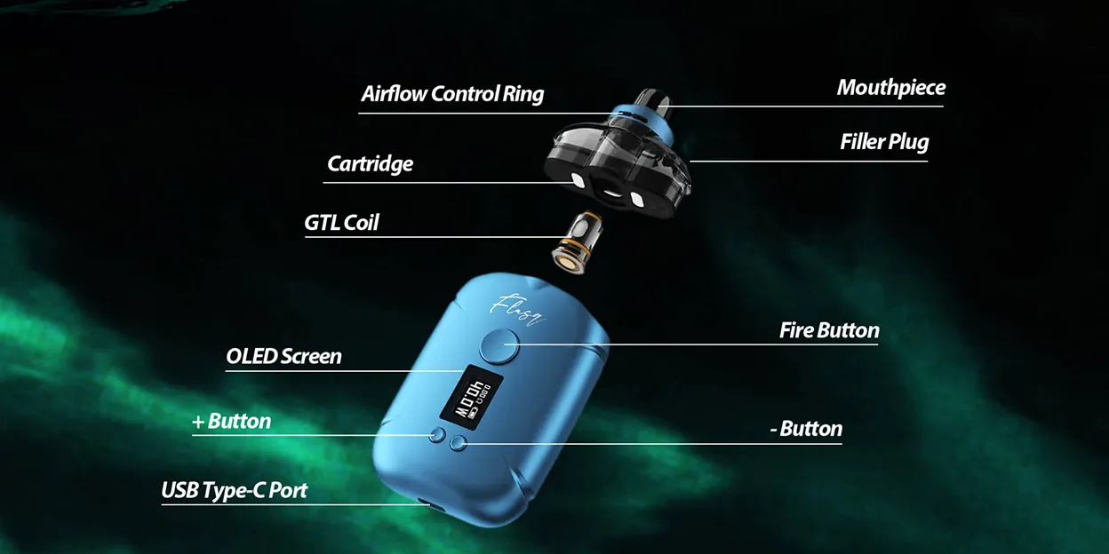 Eleaf FlasQ Pod System Kit 1370mAh 5ml 9
