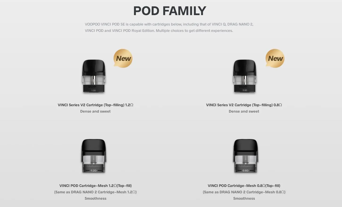 VOOPOO Vinci Pod SE Kit 900mAh 2ml 12