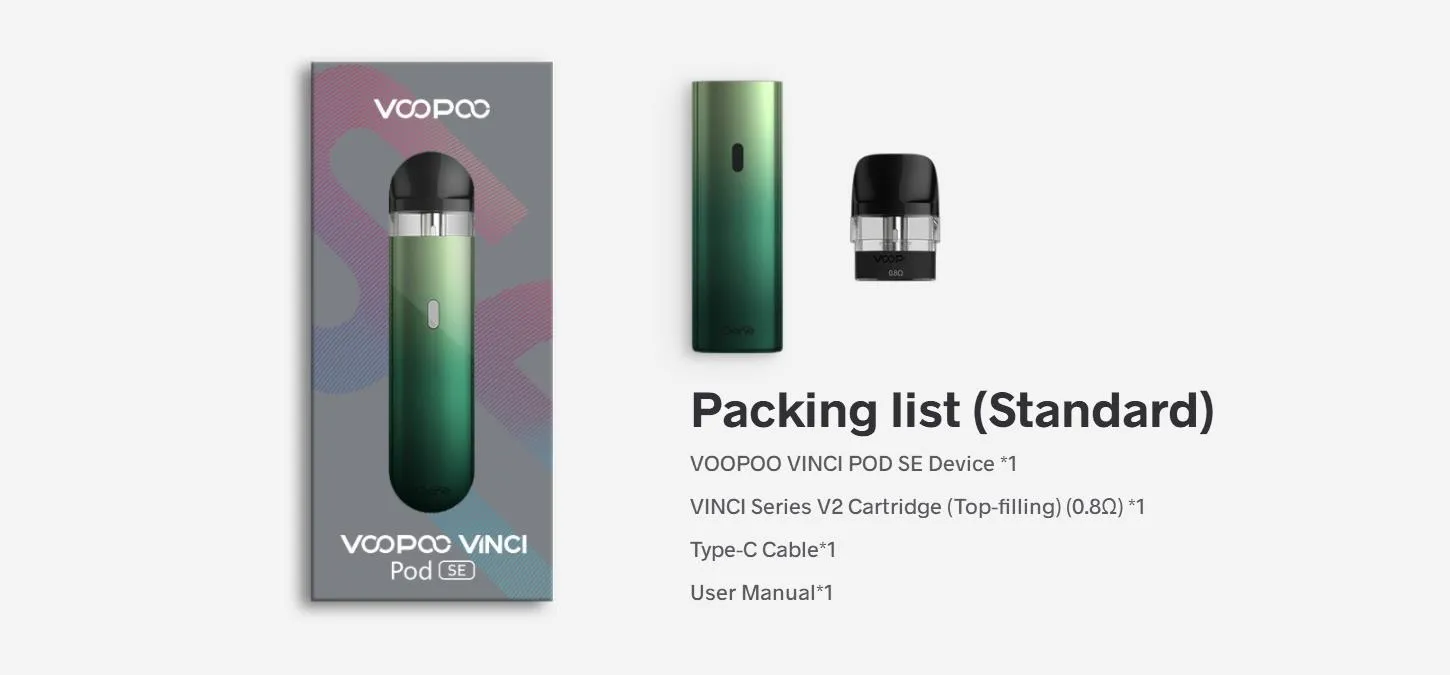 VOOPOO Vinci Pod SE Kit 900mAh 2ml 18