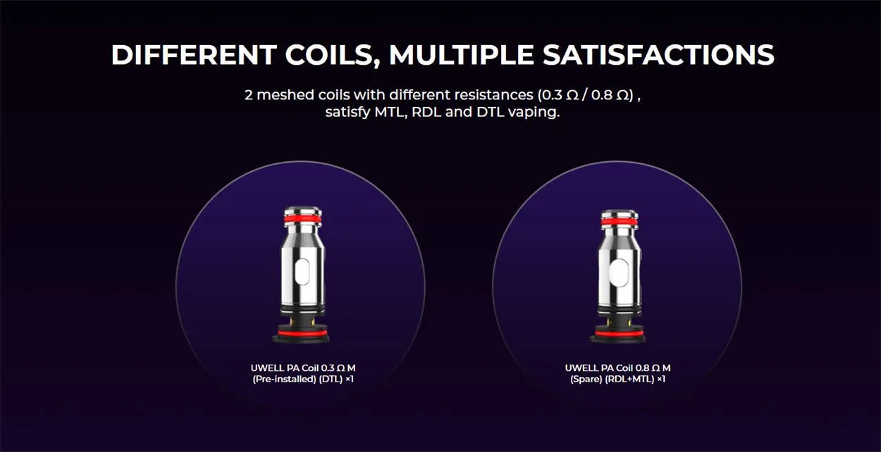 Uwell Crown D Pod Mod Kit 1100mAh 3ml 9