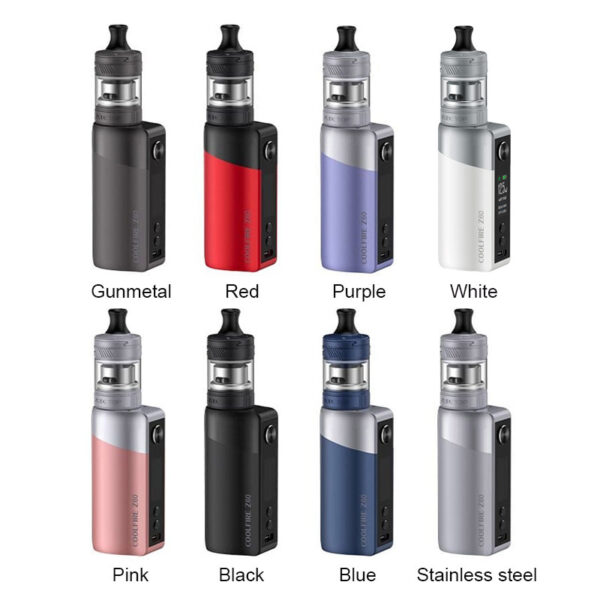 Innokin Coolfire Z60 Box Mod Kit with Zlide Top Tank Atomizer 2500mAh 3ml - Image 2