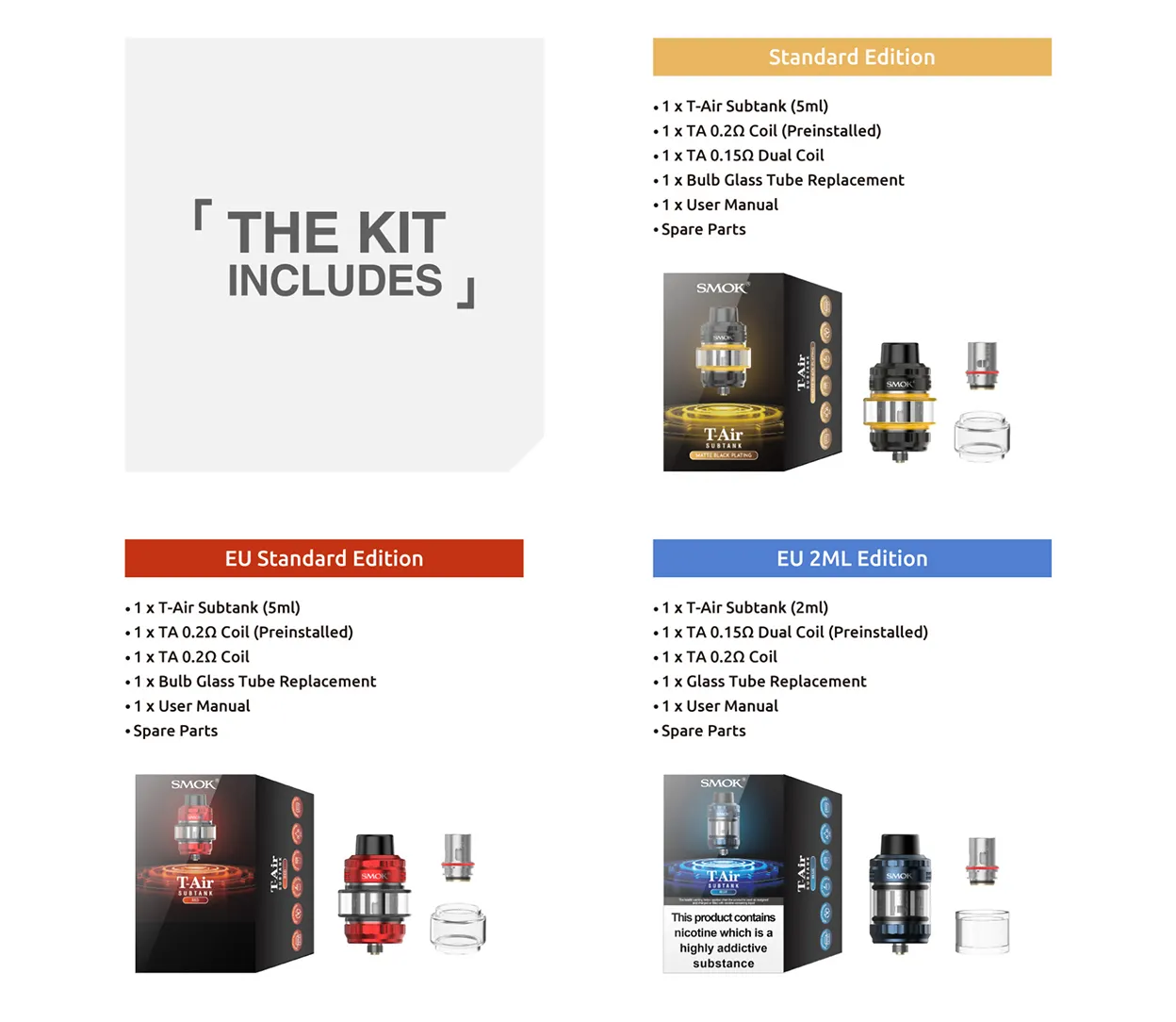SMOK T-Air Subtank Atomizer 5ml 29