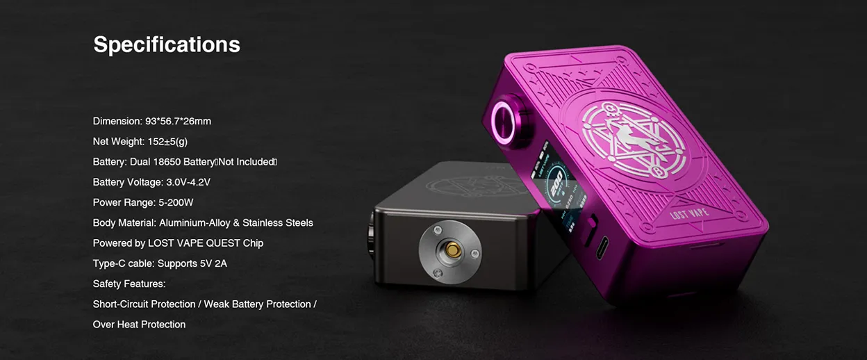 Lost Vape Centaurus M200 Box Mod 11