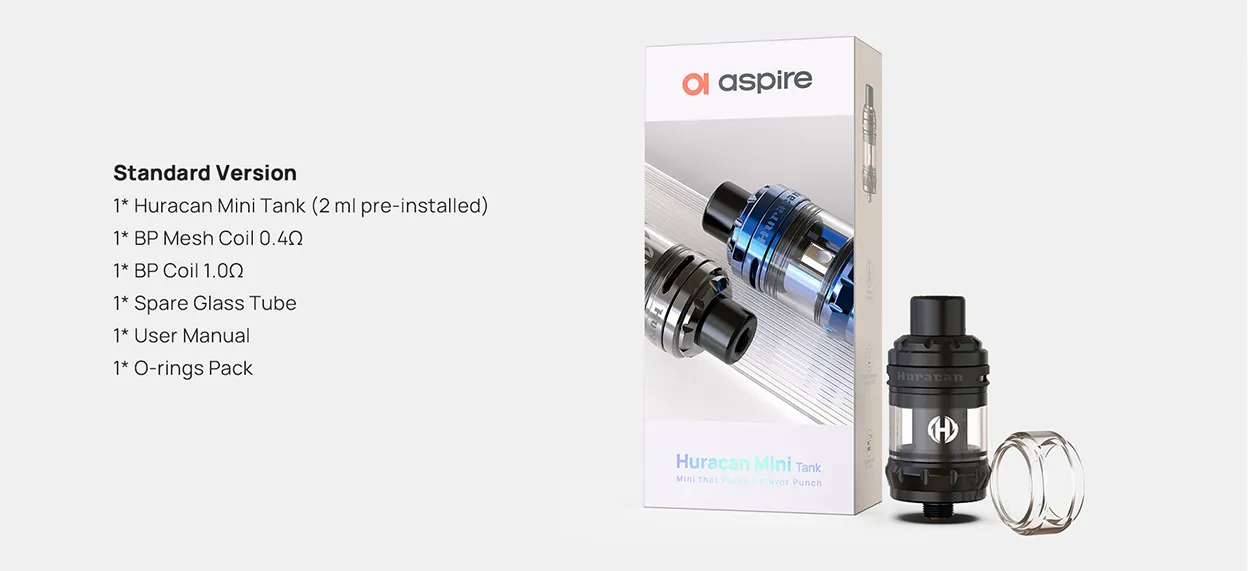 Aspire Huracan Mini Tank Atomizer 3ml 14