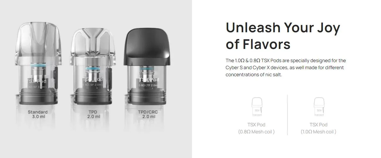Aspire Cyber S Pod System Kit 700mAh 3ml 6