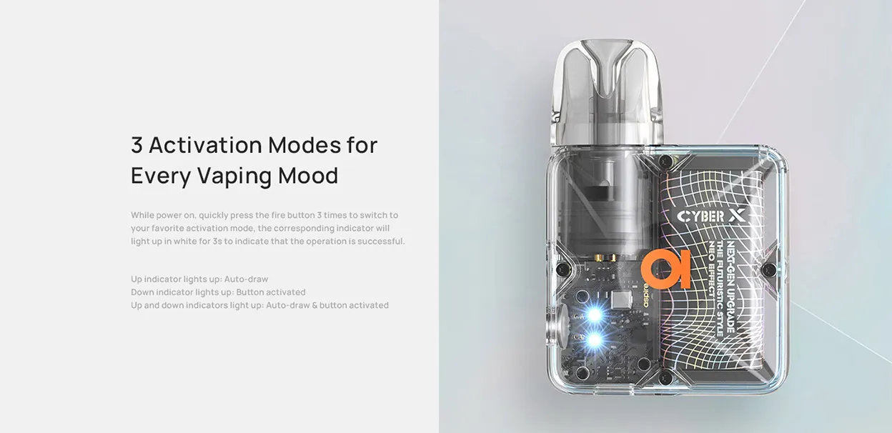Aspire Cyber X Pod System Kit 1000mAh 3ml 3