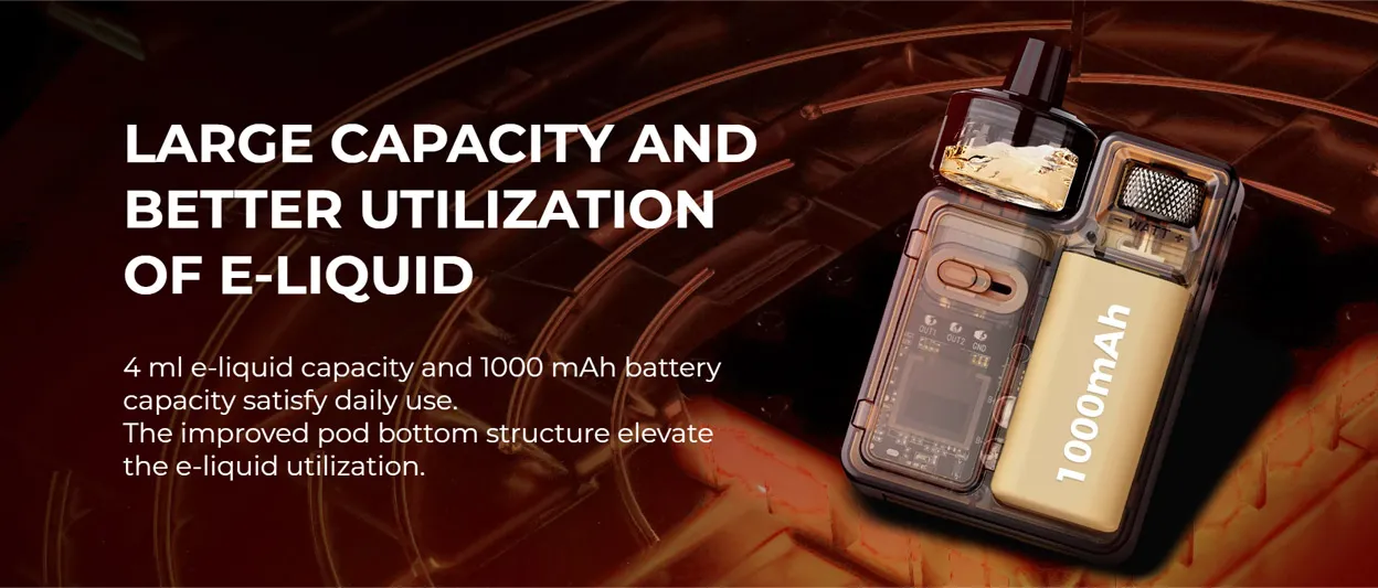 Uwell Crown M Pod Mod Kit 1000mAh 4ml 10