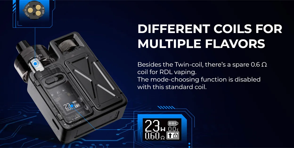Uwell Crown M Pod Mod Kit 1000mAh 4ml 9