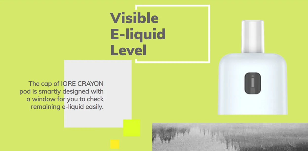 Eleaf IORE Crayon Pod System Kit 1000mAh 2ml 6