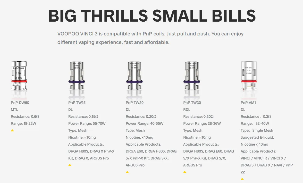 VOOPOO VINCI 3 Mod Pod Kit 1800mAh 4ml 20
