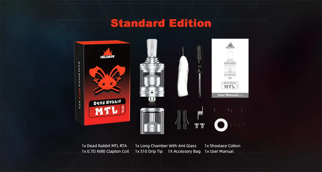Hellvape Dead Rabbit MTL RTA Atomizer 4ml 9