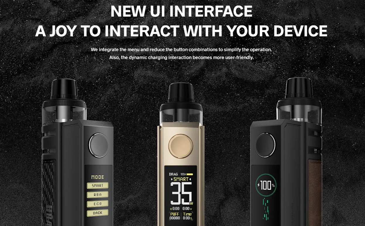 VOOPOO Drag E60 Mod Kit with PNP Pod II 2550mAh 5ml 11