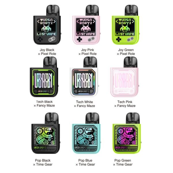 Lost Vape Ursa Baby 2 Pod System Kit 900mAh 2.5ml / 2ml - Image 2