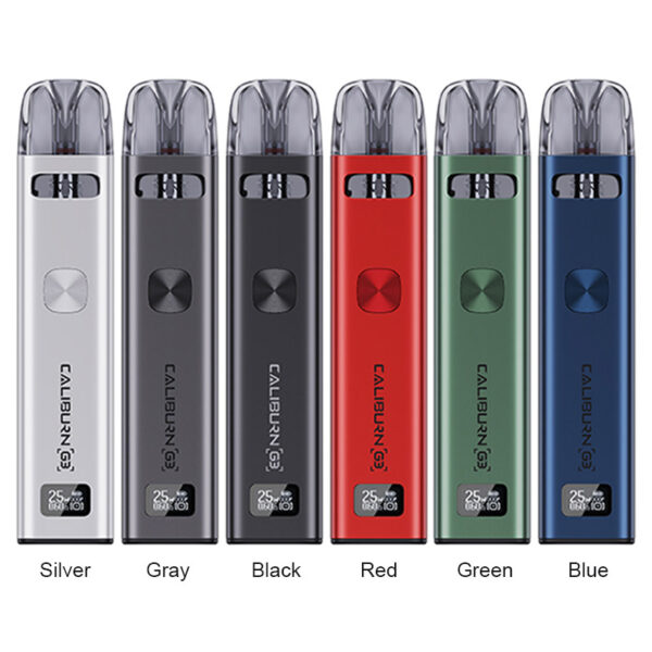 Uwell Caliburn G3 Pod System Kit 900mAh 2.5ml / 2ml - Image 4