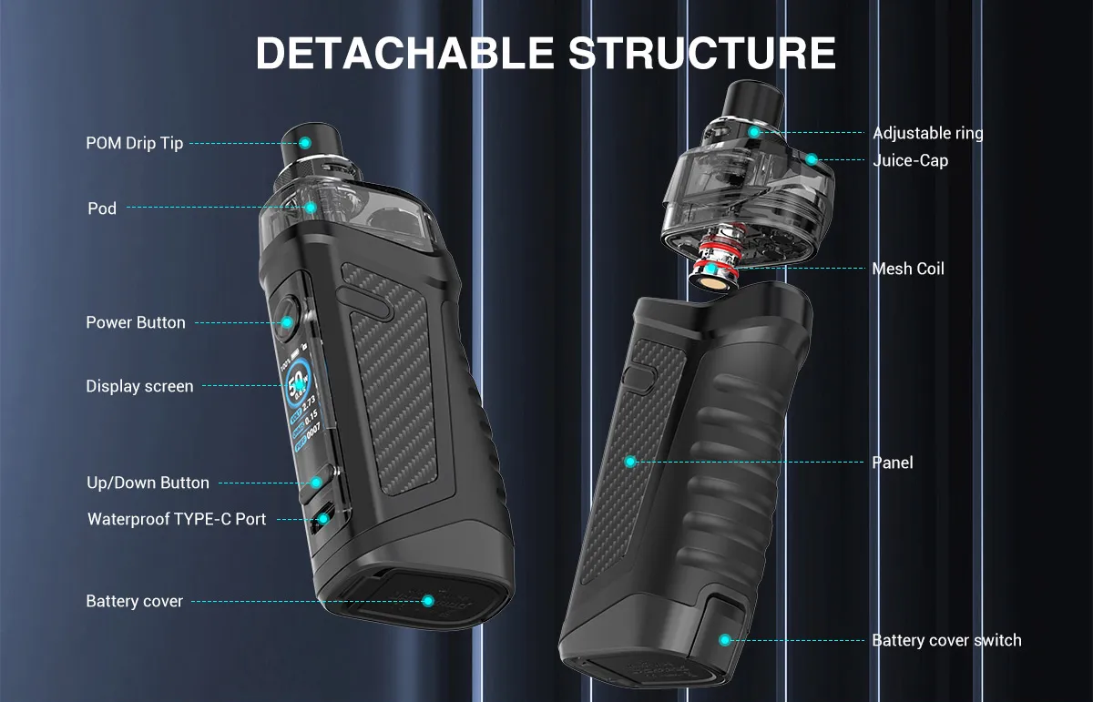 Vandy Vape Jackaroo 18650 Pod Kit 4.7ml 16