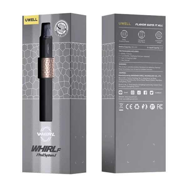 UWELL Whirl F Pod System Kit 450mAh 2ml